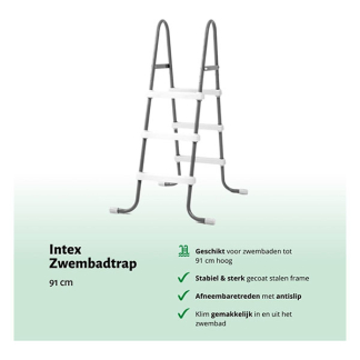Intex Zwembadtrap | Intex | 91 cm 28064 K180107882 - 2