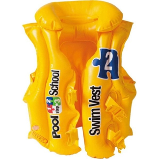 Intex Zwemvest | Intex | 3 - 6 jaar (30 kilo, Geel) I03403120 K180107448 - 1