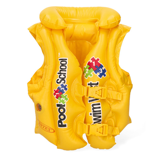 Intex Zwemvest | Intex | 3 - 6 jaar (Max. 30 kg, Geel) I03403120 K180107448 - 1