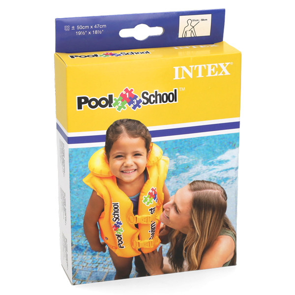 Intex Zwemvest | Intex | 3 - 6 jaar (Max. 30 kg, Geel) I03403120 K180107448 - 4
