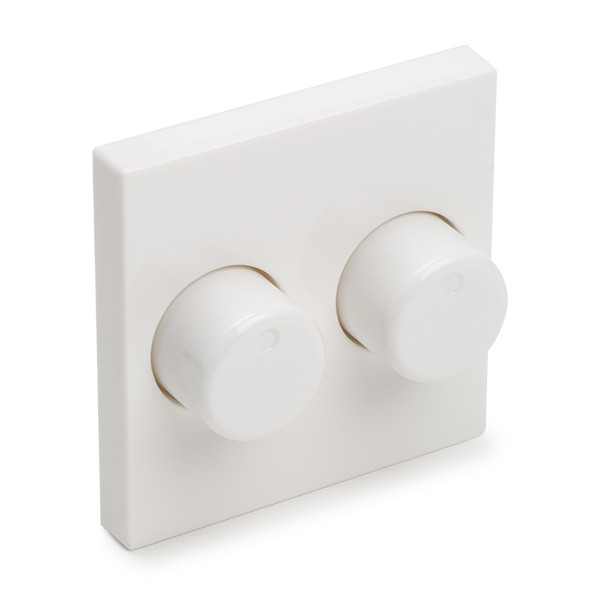 Duo dimmer knop Jung (AS500, Polarwit) JUNG