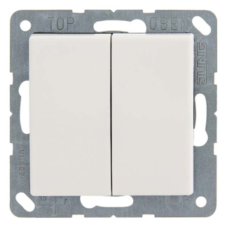 JUNG Serieschakelaar | Jung | AS500 (Inbouw, Wit) 5408102 K180105008 - 2