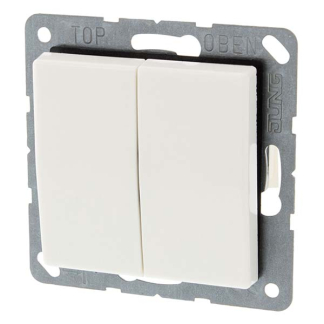 JUNG Serieschakelaar | Jung | AS500 (Inbouw, Wit) 5408102 K180105008 - 4