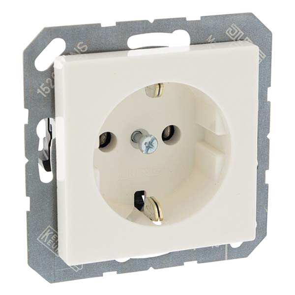 JUNG Stopcontact | Jung | AS500 (Inbouw, Randaarde, Wit) 38730 6600342 K180106006 - 3