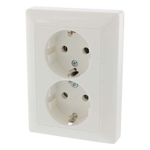 JUNG Stopcontact | Jung | AS500 (Inbouw, Randaarde, Wit) 38735 6600350 K180106008 - 4