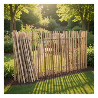 Jos van Rees Schapenhek | Jos van Rees | 500 x 90 cm (Hazelaarhout, Latafstand 8 cm) Hazeh 90 K170106251 - 2