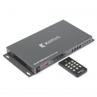 König HDMI matrix - 2 x 4 poorts (Afstandsbediening, 4K@30Hz, HDCP) KNVMA3424 K020100040 König HDMI matrix - 2 x 4 poorts (Afstandsbediening, 4K@30Hz, HDCP) KNVMA3424 K020100040