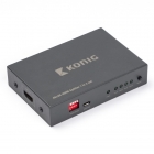 König HDMI splitter - 4 poorts (Ultra HD, 3D, 4K, Actief) KNVSP3404 K030100001 König HDMI splitter - 4 poorts (Ultra HD, 3D, 4K, Actief) KNVSP3404 K030100001