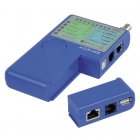 König Kabeltester (RJ45 / RJ11 / BNC / USB A) CMP-RCT21 K100301002 König Kabeltester (RJ45 / RJ11 / BNC / USB A) CMP-RCT21 K100301002