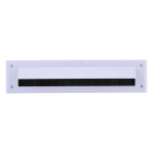 Kinzo Brievenbus tochtafsluiter | Kinzo | 34 x 8 x 1.5 cm (Kunststof, Met borstel en klep, Wit) 871125249888 K100702631 - 2