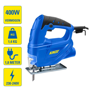 Kinzo Decoupeerzaag | Kinzo | 400W (Stofafzuiging, Netstroom) 871125206416 K101303037 - 3