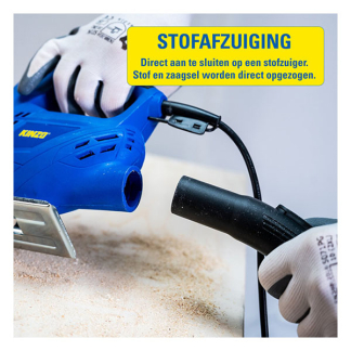 Kinzo Decoupeerzaag | Kinzo | 400W (Stofafzuiging, Netstroom) 871125206416 K101303037 - 5
