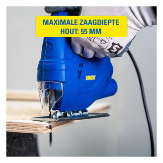 Kinzo Decoupeerzaag | Kinzo | 400W (Stofafzuiging, Netstroom) 871125206416 K101303037 - 8