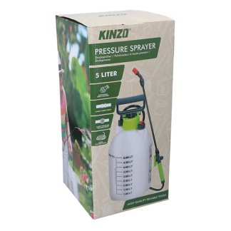 Kinzo Drukspuit | Kinzo | 5 liter (Pompsysteem, Schouderband, Veiligheidsventiel) 871125230480 K170505394 - 2