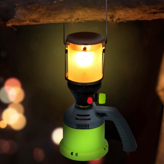 Kinzo Gaslamp | Kinzo | 500 W (Inclusief gaskousjes, TUV goedgekeurd) 17574 K170105169 - 3
