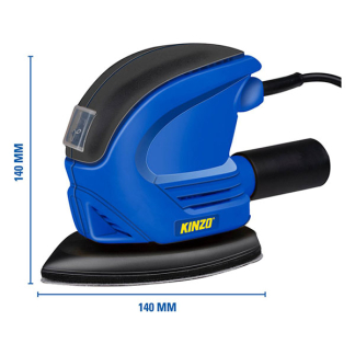 Kinzo Handpalmschuurmachine | Kinzo | 110W (Netstroom) 871125218231 K101303039 - 2