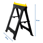 Kinzo Schraag | Kinzo | 61 x 54 x 78 cm (2 stuks, Opvouwbaar, Max. 170 kg) 871125216219 K170116449 - 3