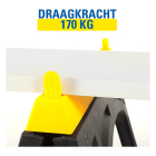 Kinzo Schraag | Kinzo | 61 x 54 x 78 cm (2 stuks, Opvouwbaar, Max. 170 kg) 871125216219 K170116449 - 7