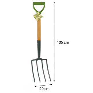 Kinzo Spitvork | Kinzo | 105 cm (4 tanden, D-handgreep) 871125227061 K101303042 - 2