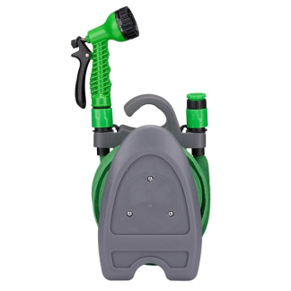 Kinzo Tuinslangset met haspel | Kinzo | 10 meter (Flexibel, 7 standen) 24576 871125227183 K170113391