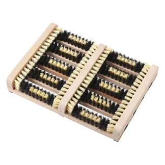 Kinzo Voetenveger | Gardalux | 35 x 26 (Hout, Anti-slip, Zijborstels, Lichtgewicht) 871125253749 K101303030