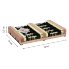 Kinzo Voetenveger | Gardalux | 35 x 26 (Hout, Anti-slip, Zijborstels, Lichtgewicht) 871125253749 K101303030 - 2
