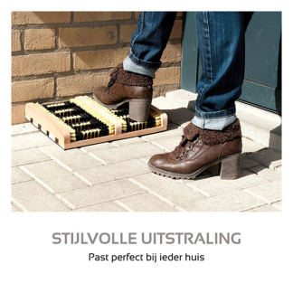 Kinzo Voetenveger | Gardalux | 35 x 26 (Hout, Anti-slip, Zijborstels, Lichtgewicht) 871125253749 K101303030 - 4