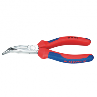 Knipex Radiotang | Knipex | 16 cm (Gebogen, Type 2, Rood/Blauw) 2525160 K100111004 - 