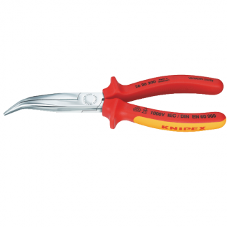 Knipex Radiotang | Knipex | 20 cm (Gebogen, Type 2, Rood/Geel) 2626200 K100111002 - 