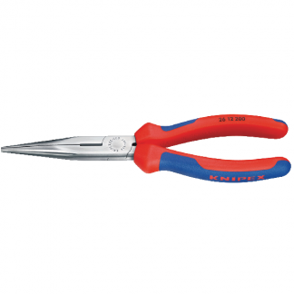 Knipex Radiotang | Knipex | 20 cm (Platspits, Type 1, Rood/Blauw) 2612200 K100111001 - 1