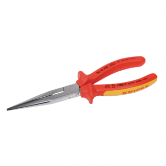 Knipex Radiotang | Knipex | 20 cm (Platspits, Type 1, Rood/Geel) 2616200 K100111000 - 