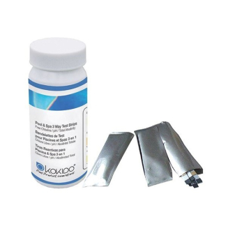 Kokido Teststrips zwembad | Kokido (50 strips, pH, Chloor, Alkaliteit) 15911381KID K180107482 - 1