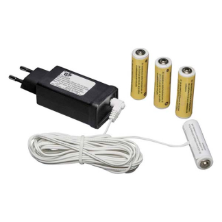 Konstsmide Batterijvervanger | 4x AA | Konstsmide (3 meter, Binnen) 5164-000 K150302891 - 2