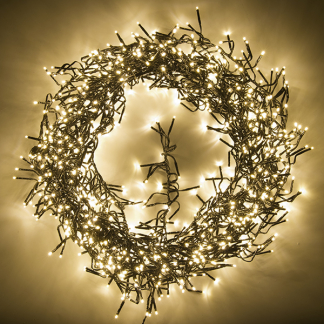 Konstsmide Clusterverlichting | 12.2 meter | Konstsmide (960 leds, Binnen/Buiten, Extra warm wit) 3863-800 K150302864 - 3