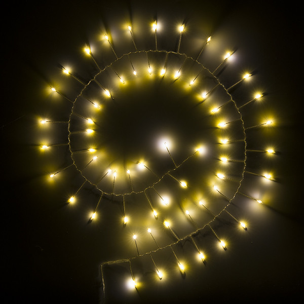 Konstsmide Clusterverlichting op batterijen | 1.5 meter | Konstsmide (60 leds, Druppels, Timer, Binnen, Extra warm wit) 1465-890 K150302867 - 3