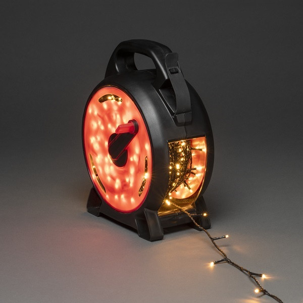 Konstsmide Clusterverlichting op haspel | 23.2 meter | Konstsmide (600 leds, Binnen/Buiten, Extra warm wit) 3846-800 K150303811 - 5