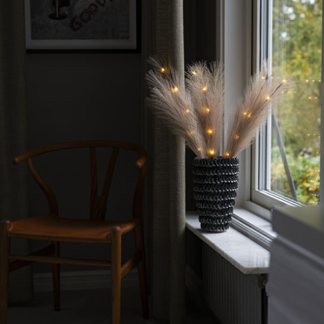 Konstsmide Decoratieve tak met verlichting | Konstsmide | 50 cm (28 leds, Pluim, Batterijen, Timer, Binnen, Bruin) 3117-970 K151001620 - 7