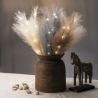 Konstsmide Decoratieve tak met verlichting | Konstsmide | 50 cm (28 leds, Pluim, Batterijen, Timer, Binnen, Wit) 3117-100 K151001619 - 7