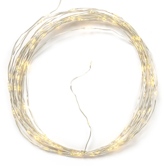 Konstsmide Draadverlichting | 14.9 meter | Konstsmide (100 leds, Druppels, Zilver, Binnen) 6387-890 K150302862 - 2