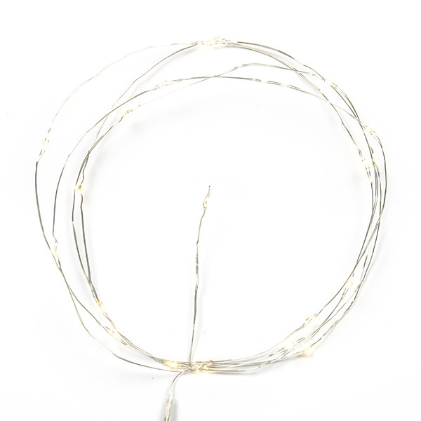 Konstsmide Draadverlichting op batterijen | 2.4 meter | Konstsmide (20 leds, Druppels, Timer, Binnen) 1460-190 K150302877 - 2