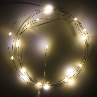 Konstsmide Draadverlichting op batterijen | 2.4 meter | Konstsmide (20 leds, Druppels, Timer, Binnen) 1460-190 K150302877 - 3