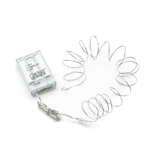 Konstsmide Draadverlichting op batterijen | 2.4 meter | Konstsmide (20 leds, Druppels, Timer, Binnen) 1460-190 K150302877 - 4
