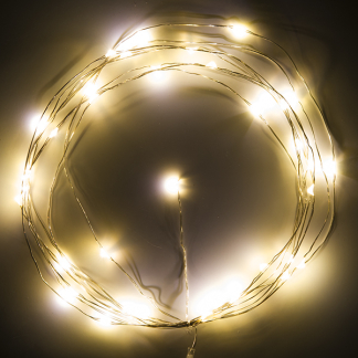 Konstsmide Draadverlichting op batterijen | 4.4 meter | Konstsmide (40 LEDs, Druppels, Timer, Binnen) 1461-190 K150302878 - 