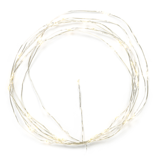 Konstsmide Draadverlichting op batterijen | 4.4 meter | Konstsmide (40 leds, Druppels, Timer, Binnen) 1461-190 K150302878 - 2