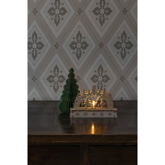 Konstsmide Houten kerstfiguur | Kerstman in bos | Konstsmide (Led, Batterijen, 15 x 4.8 x 10 cm) 3236-100 K150303724 - 4