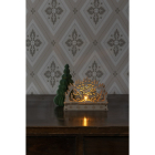 Konstsmide Houten kerstfiguur | Kerstman met slee | Konstsmide (Led, Batterijen, 15 x 4.8 x 11 cm) 3237-100 K150303725 - 4