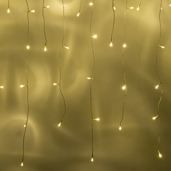 Konstsmide IJspegelverlichting op batterijen | 3.5 meter | Konstsmide (80 leds, Schemersensor, Timer, Binnen/Buiten, Extra warm wit) 3739-802 K150302837 - 3