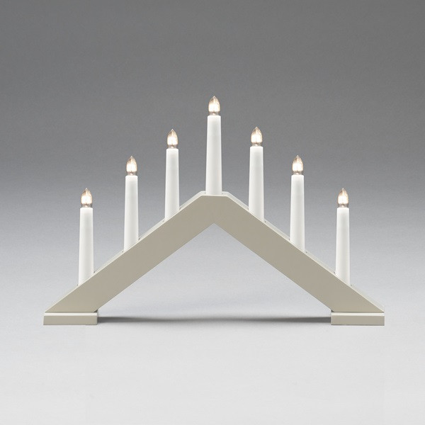 Konstsmide Kaarsenbrug | Konstsmide | 40.5 x 5 x 26.5 cm (7 leds, Beige, Hout) 3985-975 K150303763 - 2