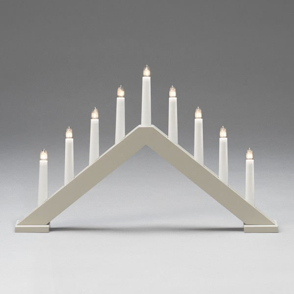 Konstsmide Kaarsenbrug | Konstsmide | 50.6 x 5 x 32 cm (9 leds, Beige, Hout) 3984-975 K150303765 - 2