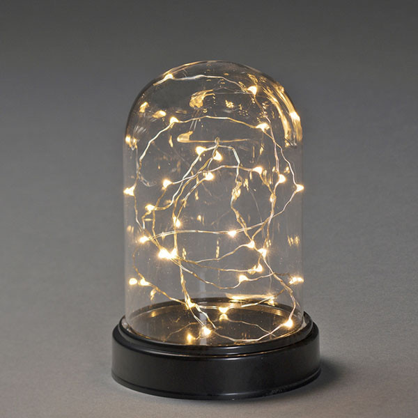 Konstsmide Kerst stolp | Konstsmide | 17.5 cm (30 leds, Timer, Batterijen, Extra warm wit) 1215-877 K151001621 - 1